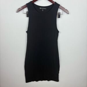 Athleta Double Layer Black Dress